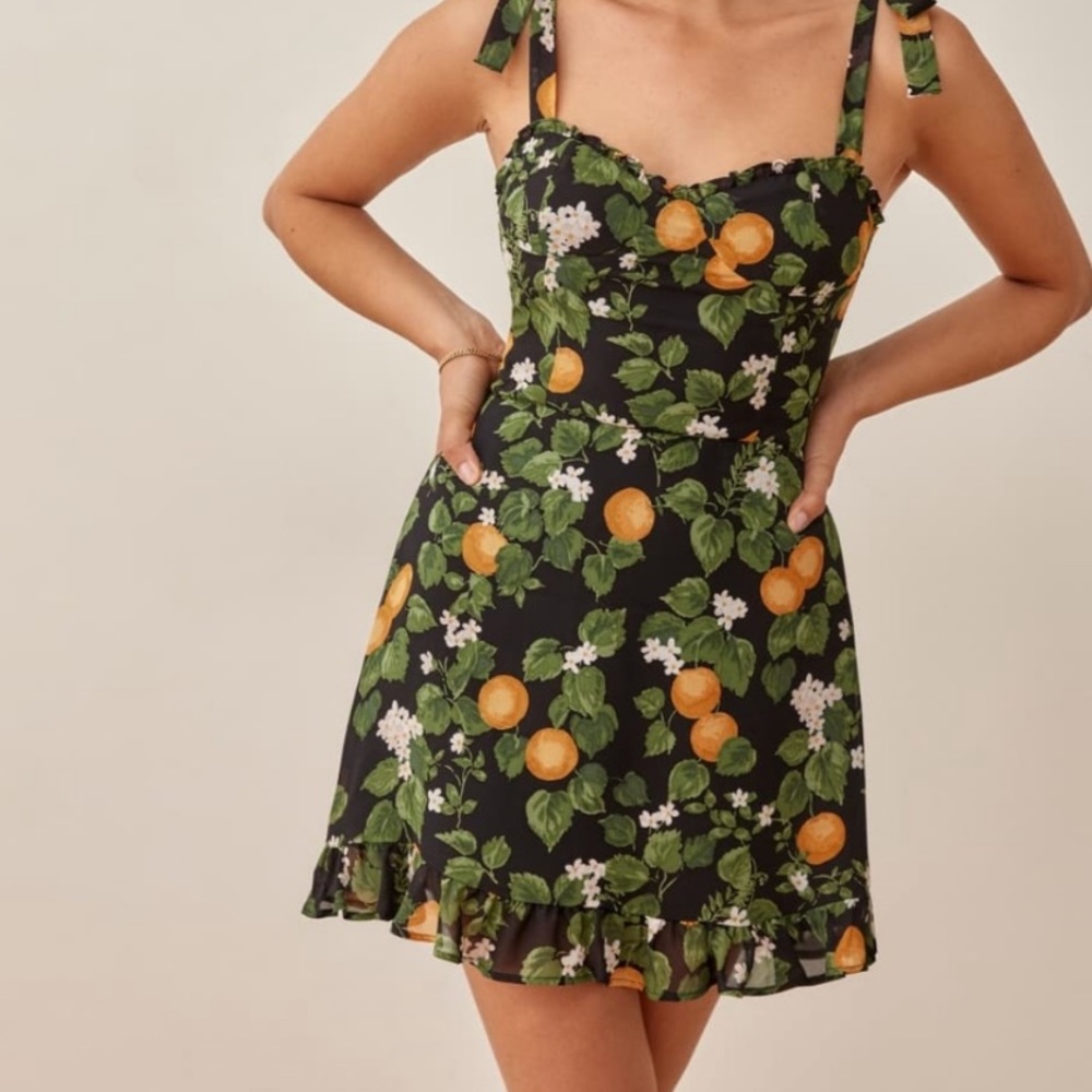 Reformation Christine dress clementine